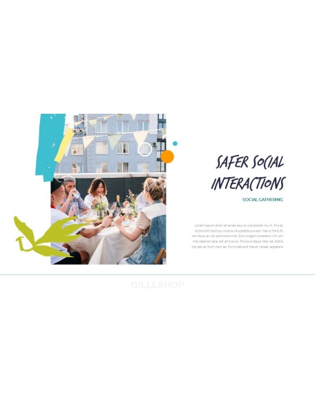 Social Gathering for Happy Hour Easy PowerPoint Design