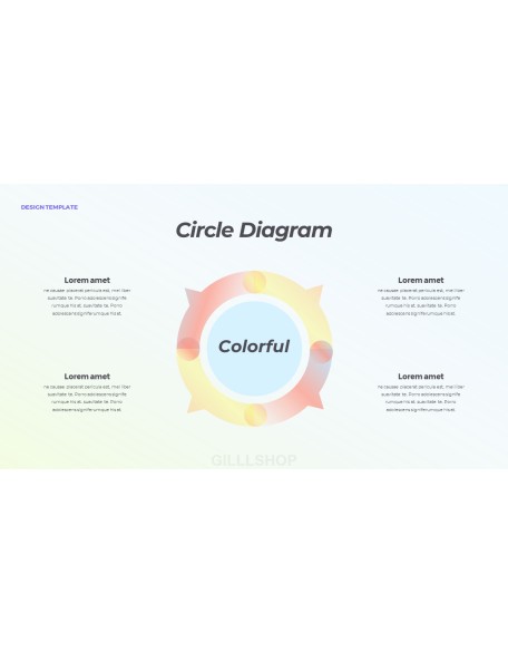 Glass Visual Design Slide PPT