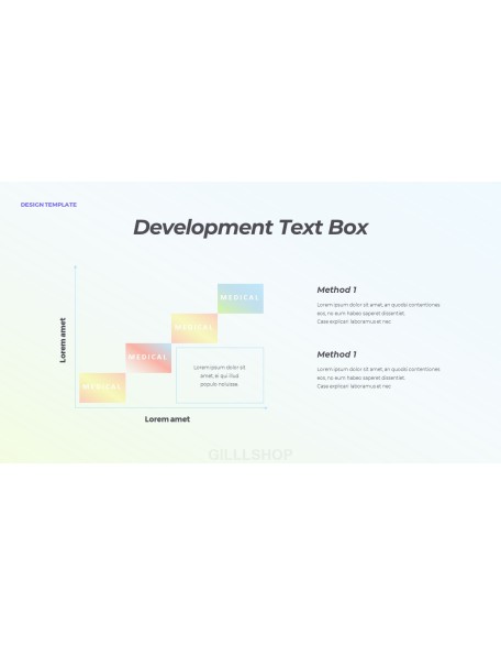 Glass Visual Design Slide PPT