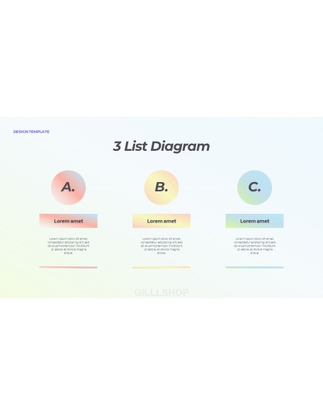 Glass Visual Design Slide PPT