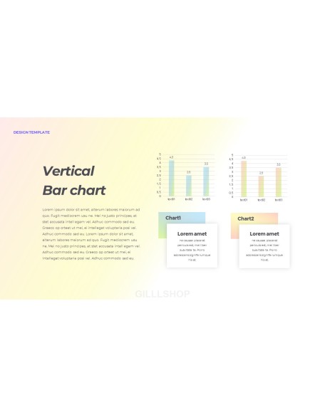 Glass Visual Design Slide PPT