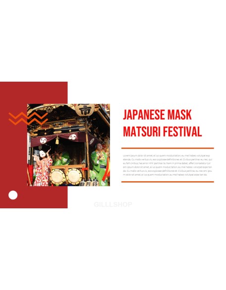 Summer festivals in Japan PowerPoint Design