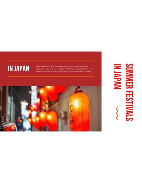 Summer festivals in Japan PowerPoint Design