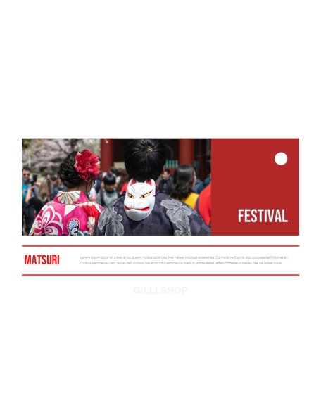 Summer festivals in Japan PowerPoint Design