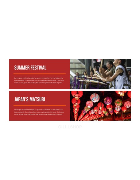 Summer festivals in Japan PowerPoint Design