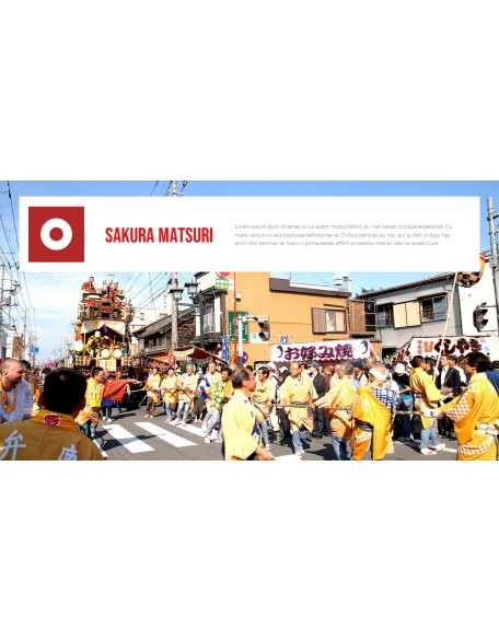 Summer festivals in Japan PowerPoint Design