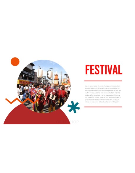 Summer festivals in Japan PowerPoint Design