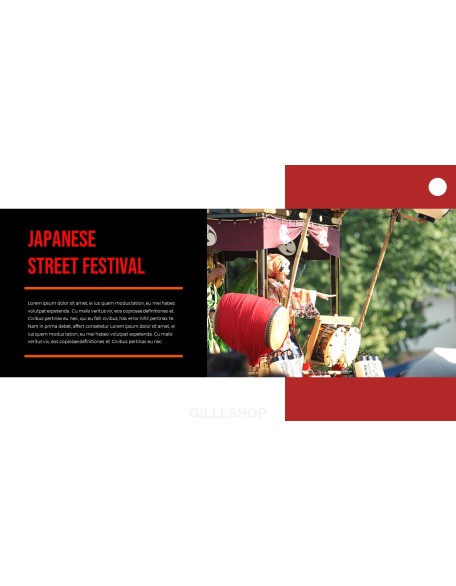 Summer festivals in Japan PowerPoint Design