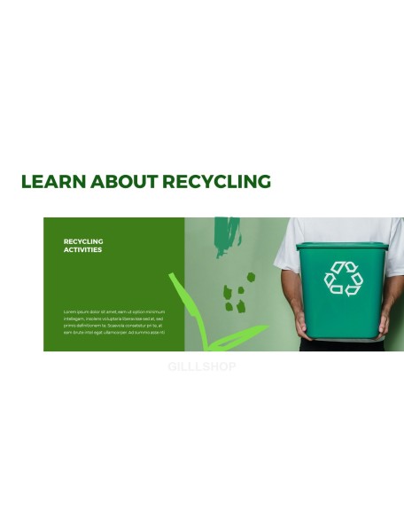 Recycling Activities PowerPoint Presentation PPT