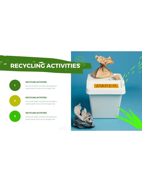 Recycling Activities PowerPoint Presentation PPT