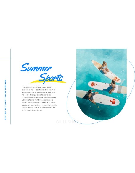 Summer Sports designs for powerpoint