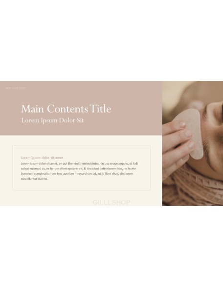 Skincare Shop professional powerpoint presentation