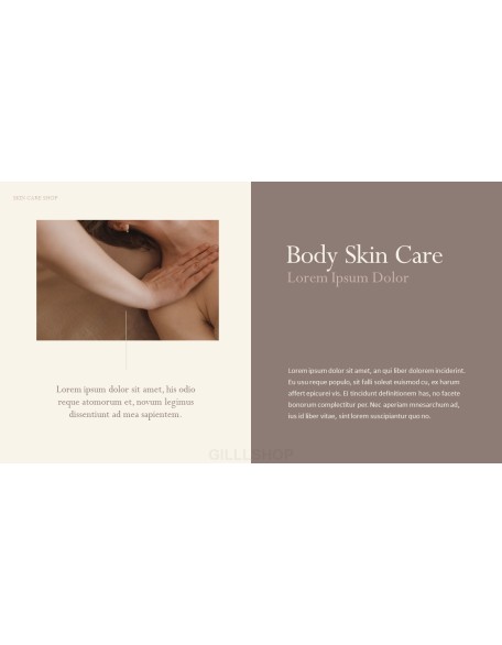 Skincare Shop professional powerpoint presentation