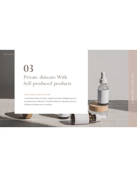 Skincare Shop professional powerpoint presentation