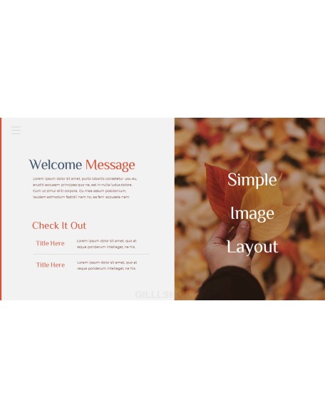 Autumn Scenery slide powerpoint