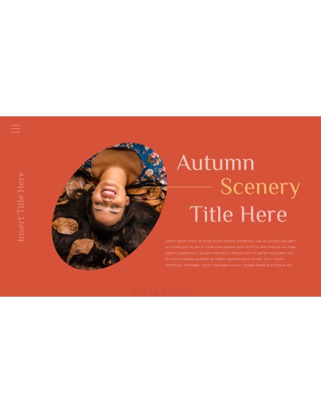 Autumn Scenery slide powerpoint