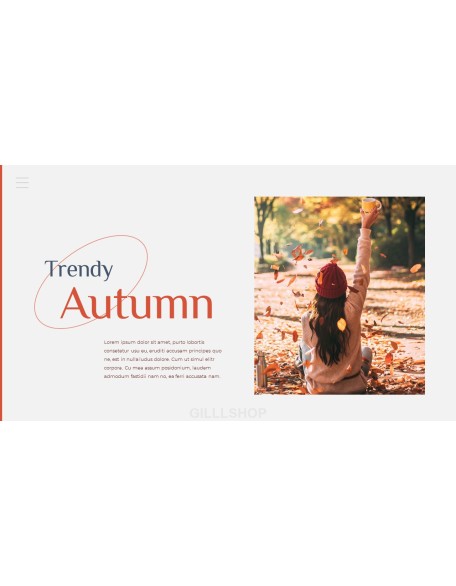 Autumn Scenery slide powerpoint