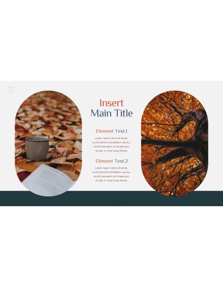 Autumn Scenery slide powerpoint