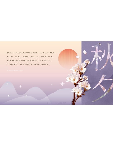 Chuseok, Korean Thanksgiving powerpoint presentation themes