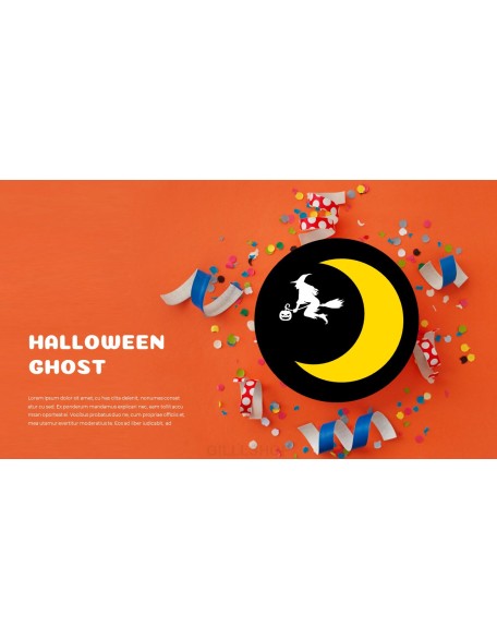 Happy Halloween company profile ppt template