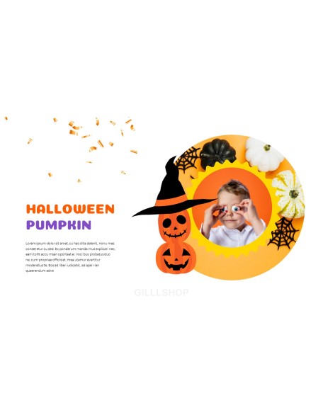 Happy Halloween company profile ppt template