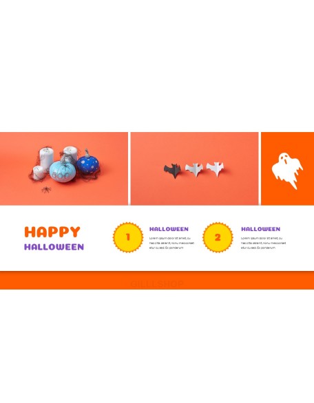 Happy Halloween company profile ppt template