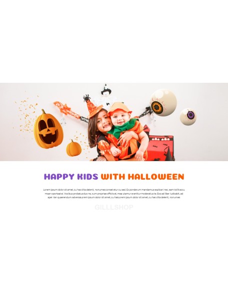 Happy Halloween company profile ppt template