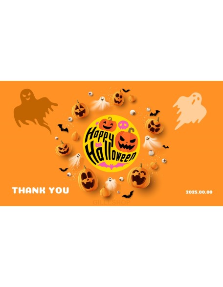 Happy Halloween company profile ppt template