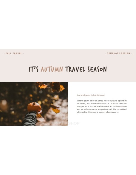 Autumn Travel animated powerpoint slides