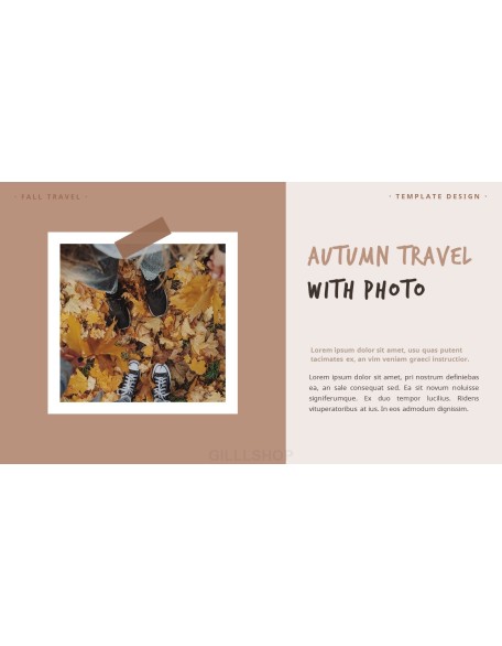 Autumn Travel animated powerpoint slides