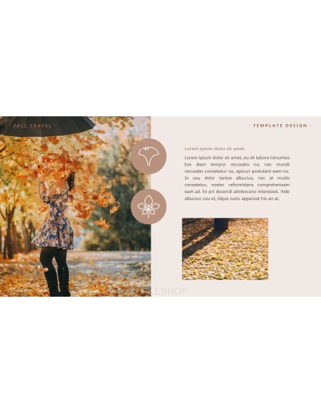 Autumn Travel animated powerpoint slides