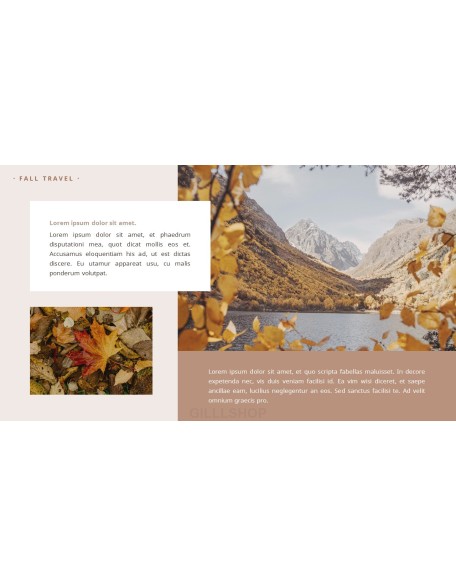 Autumn Travel animated powerpoint slides