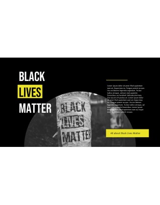 Black Lives Matter powerpoint themes