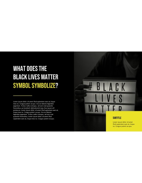 Black Lives Matter powerpoint themes