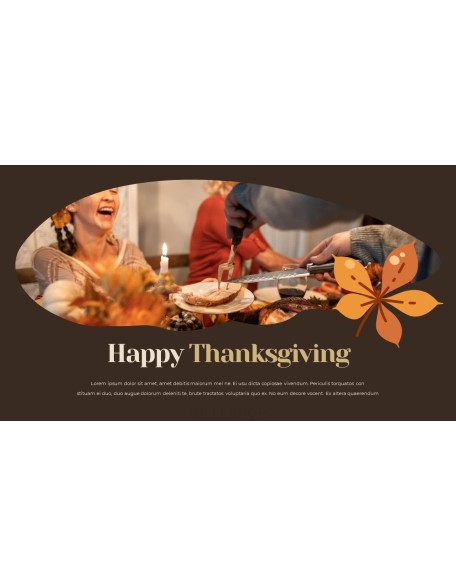 Thanksgiving Day design in powerpoint