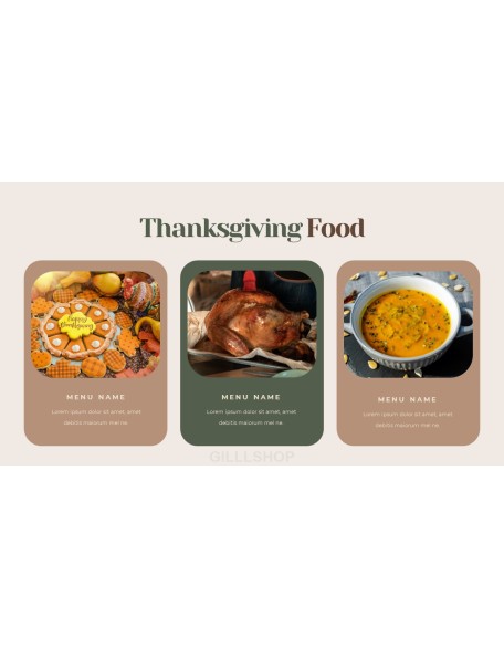 Thanksgiving Day design in powerpoint