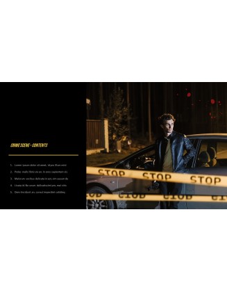 Crime Scene PowerPoint Presentation Examples