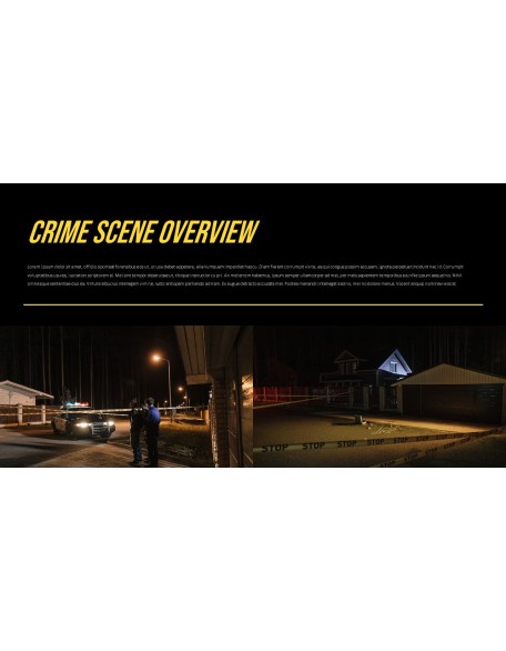 Crime Scene PowerPoint Presentation Examples