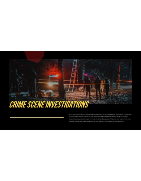 Crime Scene PowerPoint Presentation Examples