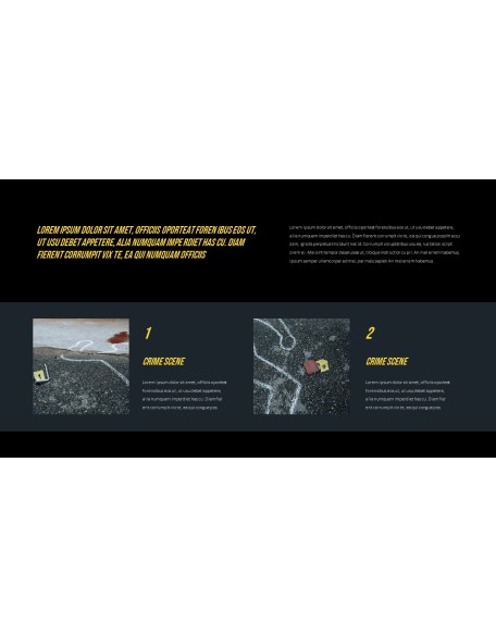 Crime Scene PowerPoint Presentation Examples