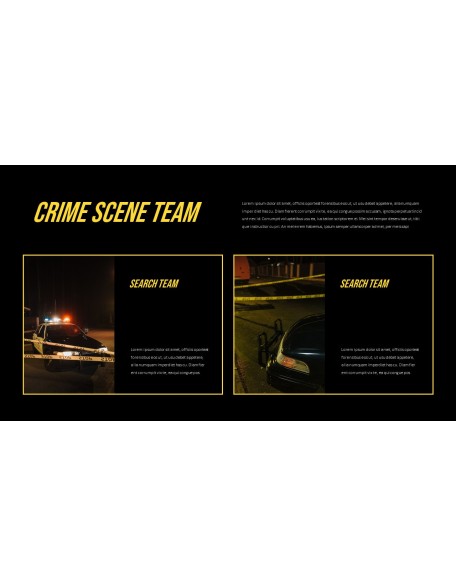 Crime Scene PowerPoint Presentation Examples