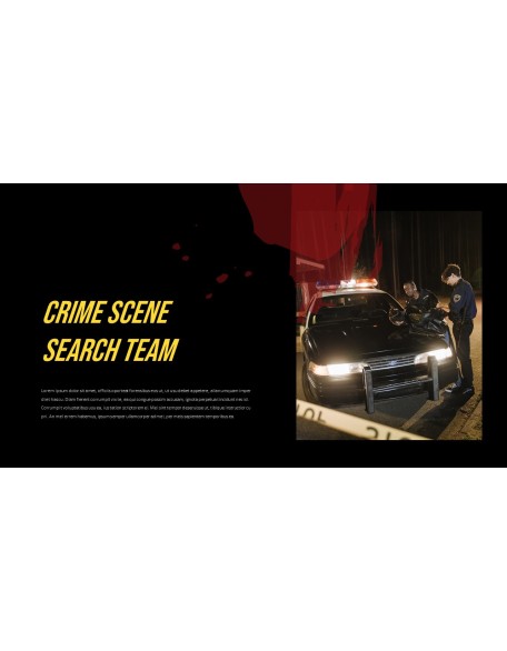 Crime Scene PowerPoint Presentation Examples