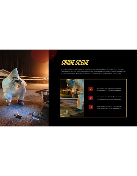 Crime Scene PowerPoint Presentation Examples