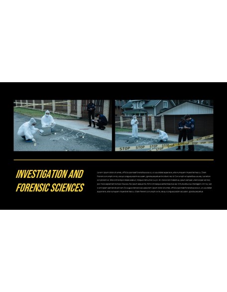 Crime Scene PowerPoint Presentation Examples