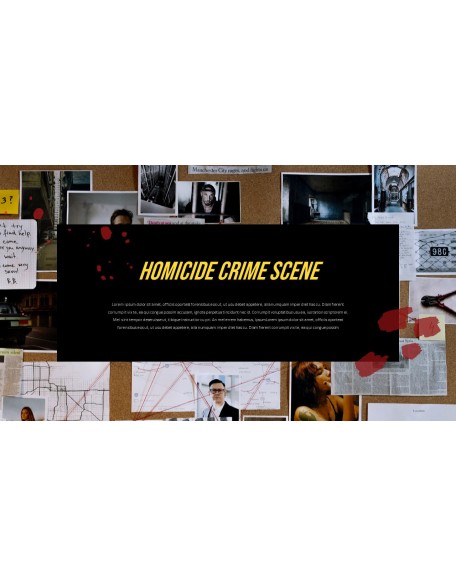 Crime Scene PowerPoint Presentation Examples