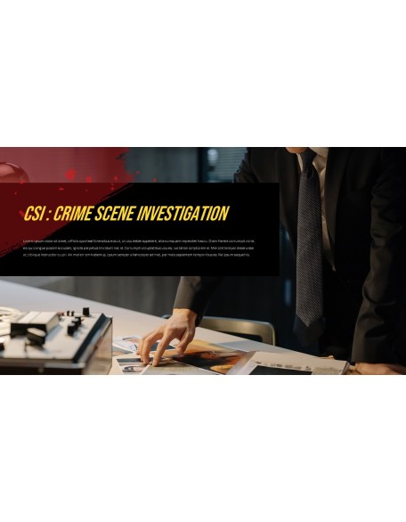 Crime Scene PowerPoint Presentation Examples