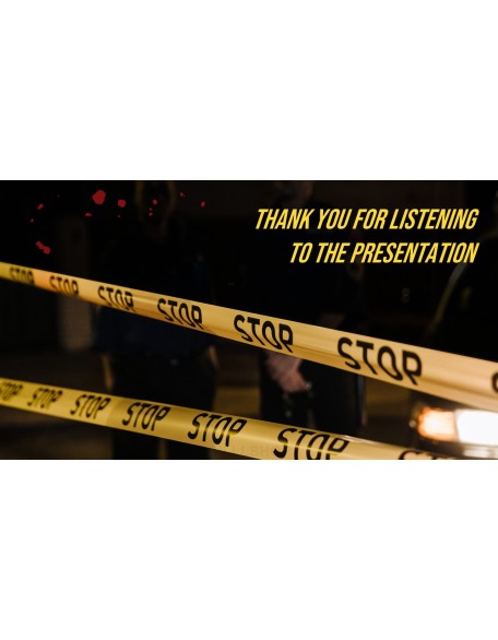 Crime Scene PowerPoint Presentation Examples