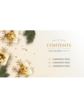 Merry Christmas Modern PPT Templates