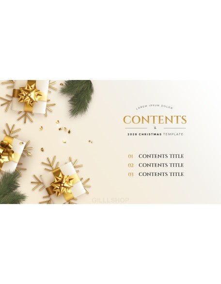 Merry Christmas Modern PPT Templates
