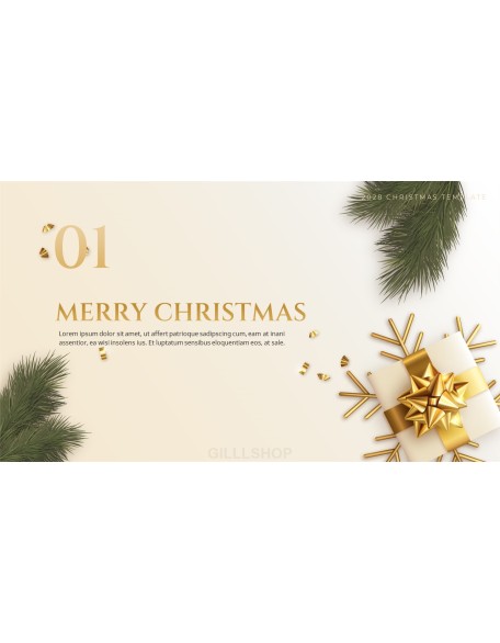 Merry Christmas Modern PPT Templates